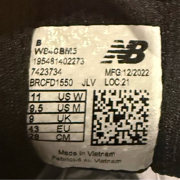 New Balance 840 V5 Running Sneakers Women's Size 11 or Men's 9.5 - Picture 7 of 7